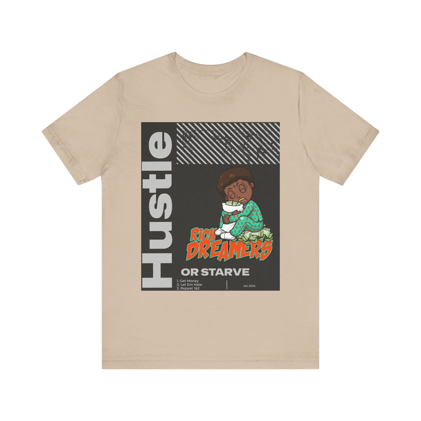 RD Hustle or Starve Short Sleeve Tee