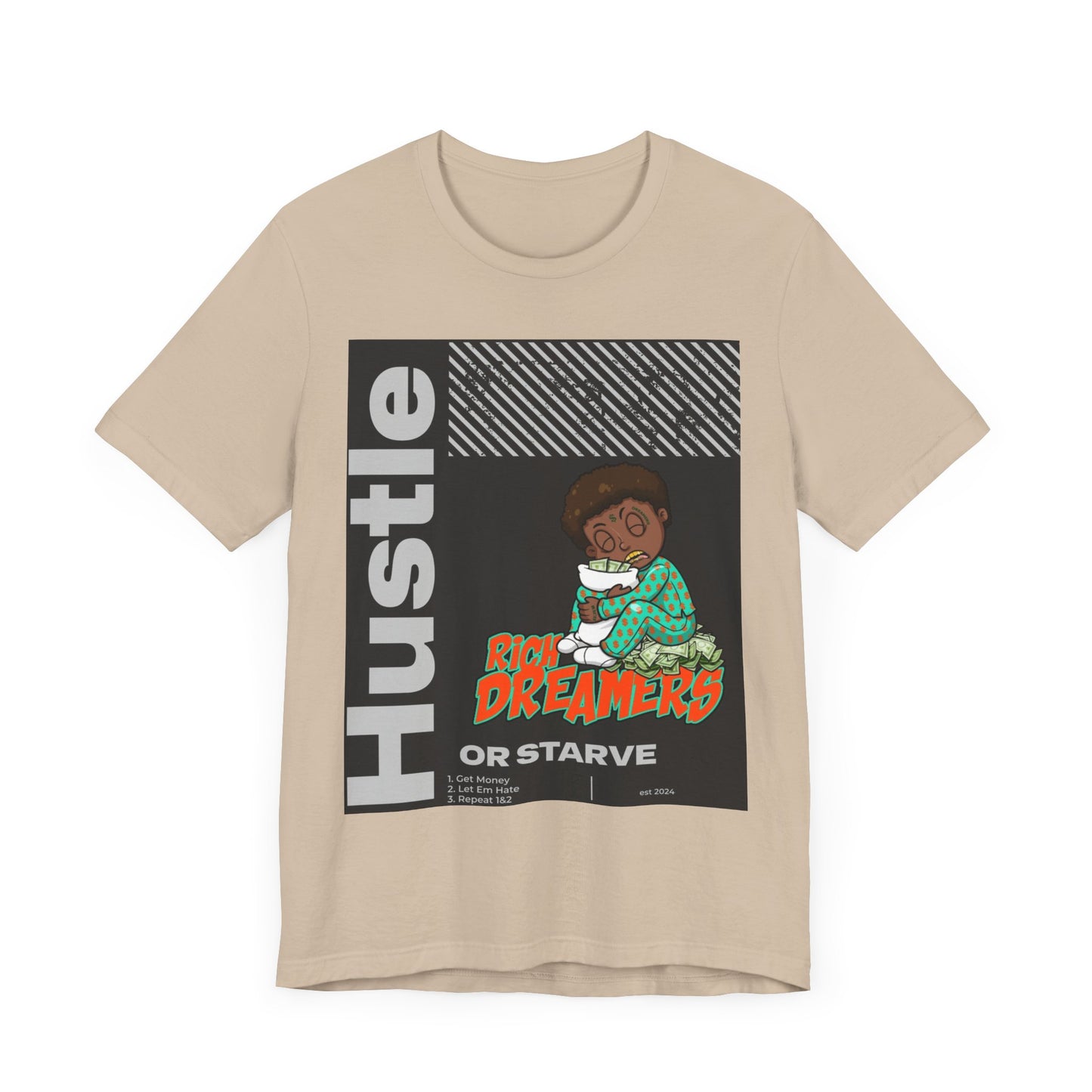 RD Hustle or Starve Short Sleeve Tee