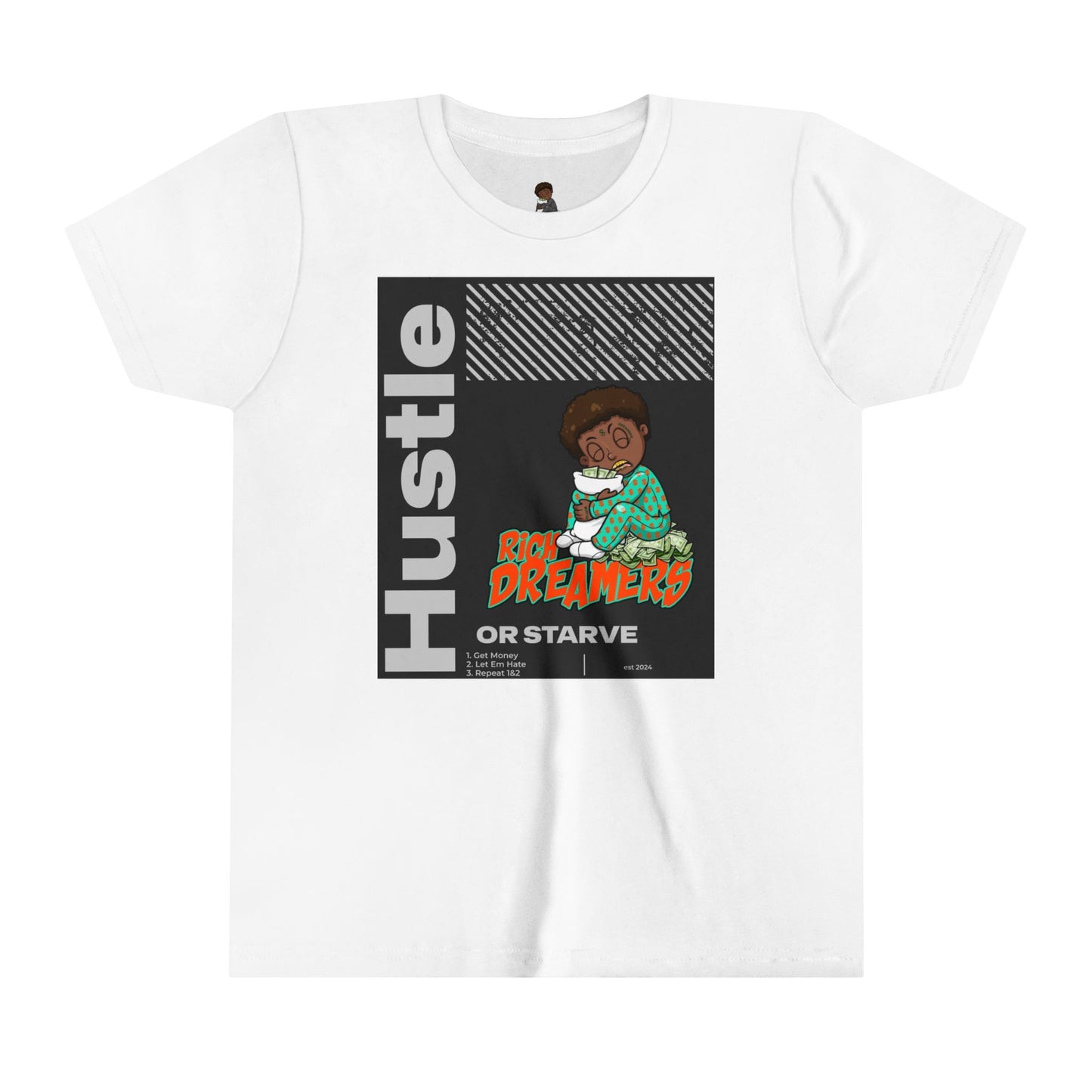 Hustle or Starve Youth Tee