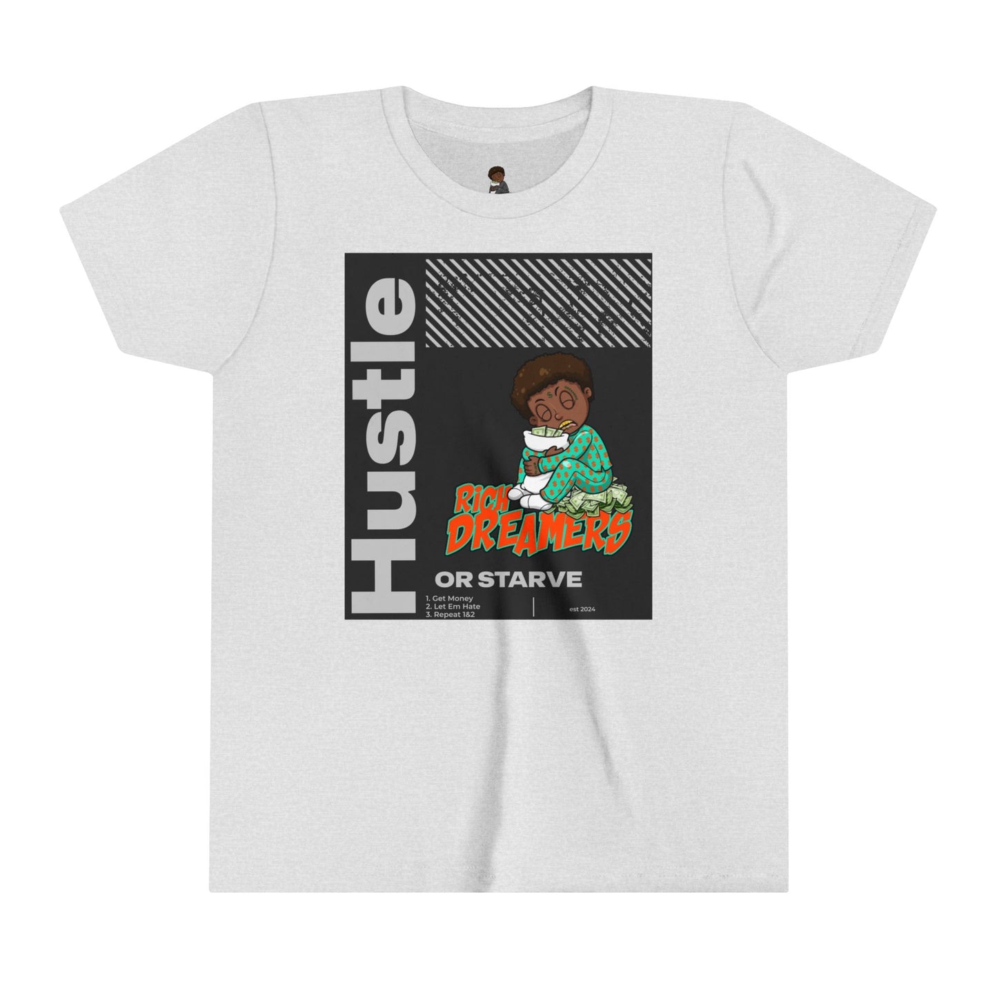 Hustle or Starve Youth Tee